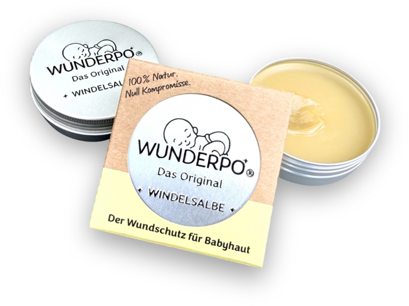 WUNDERPO® Dose offen mit Deckel und Schachtel, selbst gemacht